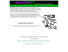 Tablet Screenshot of microvox.co.uk